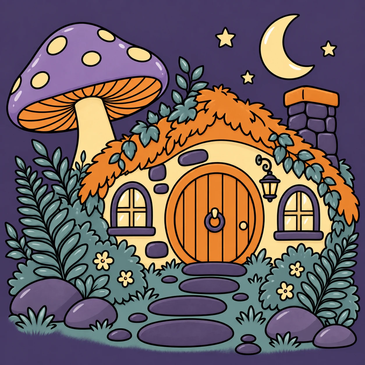 Crepuscolo di Halloween — Ispirazione a colori