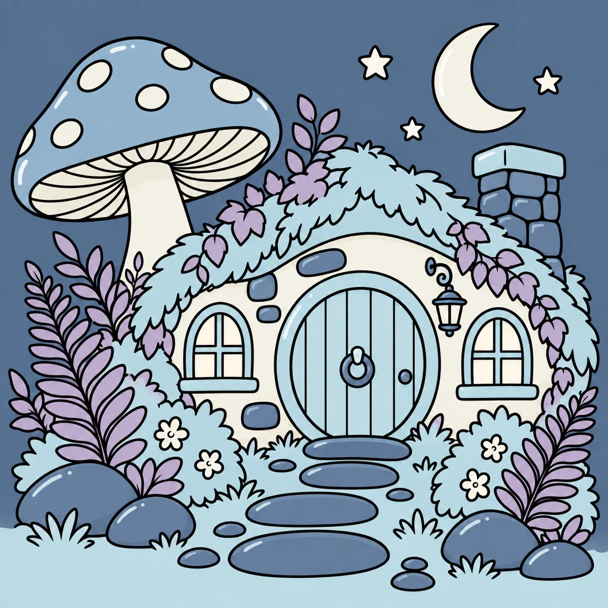 Luna d’inverno — Ispirazione a colori